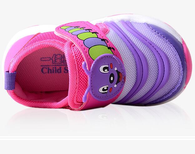 Pink Function of children shoes shoes baby leisure net summer boys girls caterpillar small spring of children shoes