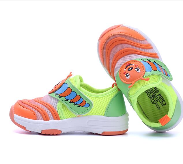 Green Function of children shoes shoes baby leisure net summer boys girls caterpillar small spring of children shoes